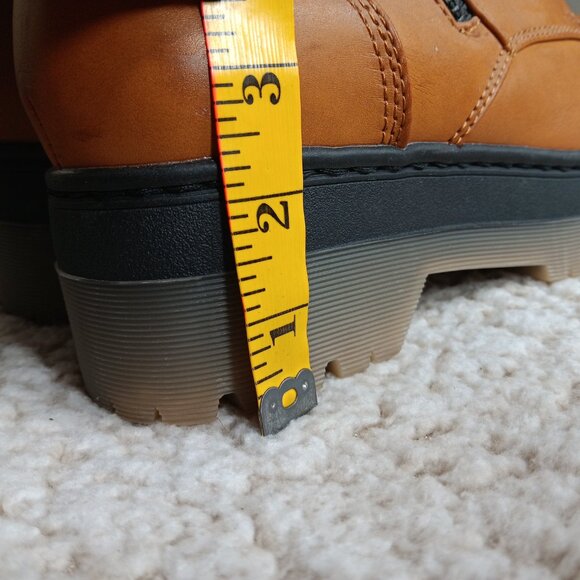 Mia Colin Lug Sole Faux Leather Combat Boots 7.5 - Picture 10 of 10